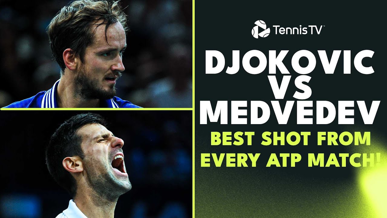 Best Point From Every Djokovic vs Medvedev ATP Match 🥵