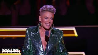 P!nk Inducts Dolly Parton into the Rock & Roll Hall of Fame | 2022 Induction