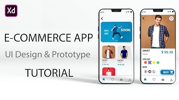 CLOTHING SHOP APP | UI and Prototype | Adobe XD | GUPIXELS