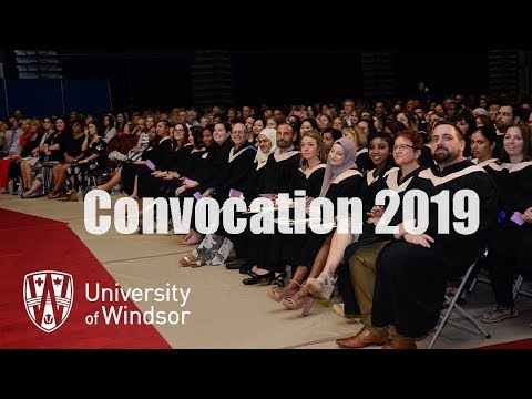 uwindsor Live Stream Convocation 2019