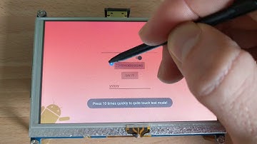 Waveshare touch input with Android Things RPi3