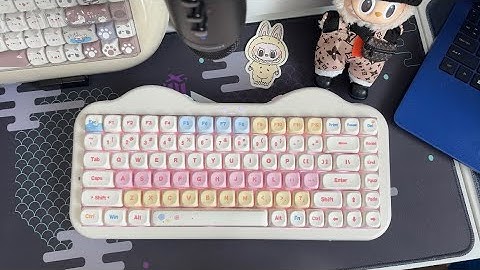 YUNZII C75 Keyboard CANDY vs. MILK V2 SWITCH typing sound test