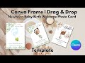 How I Made This Cute Welcome Newborn Baby Birth Card In Minutes