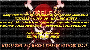 WIFISLAX 4 11 DVD HD USB LIVE  ISO WIRELESS AND PENTESTING