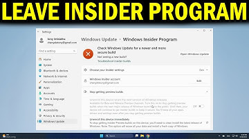 How To Leave the Insider Program on Windows 11 - Quick Fix