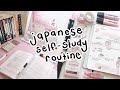 My daily japanese study routine