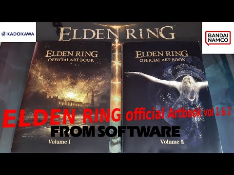 ELDEN RING OFFICIAL ART BOOK Volume I & II set KADOKAWA Japanese From Japan