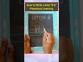 How to Write Letter B b | Alphabet Writing | Preschool Learning #alphabetwriting #learnabc #early