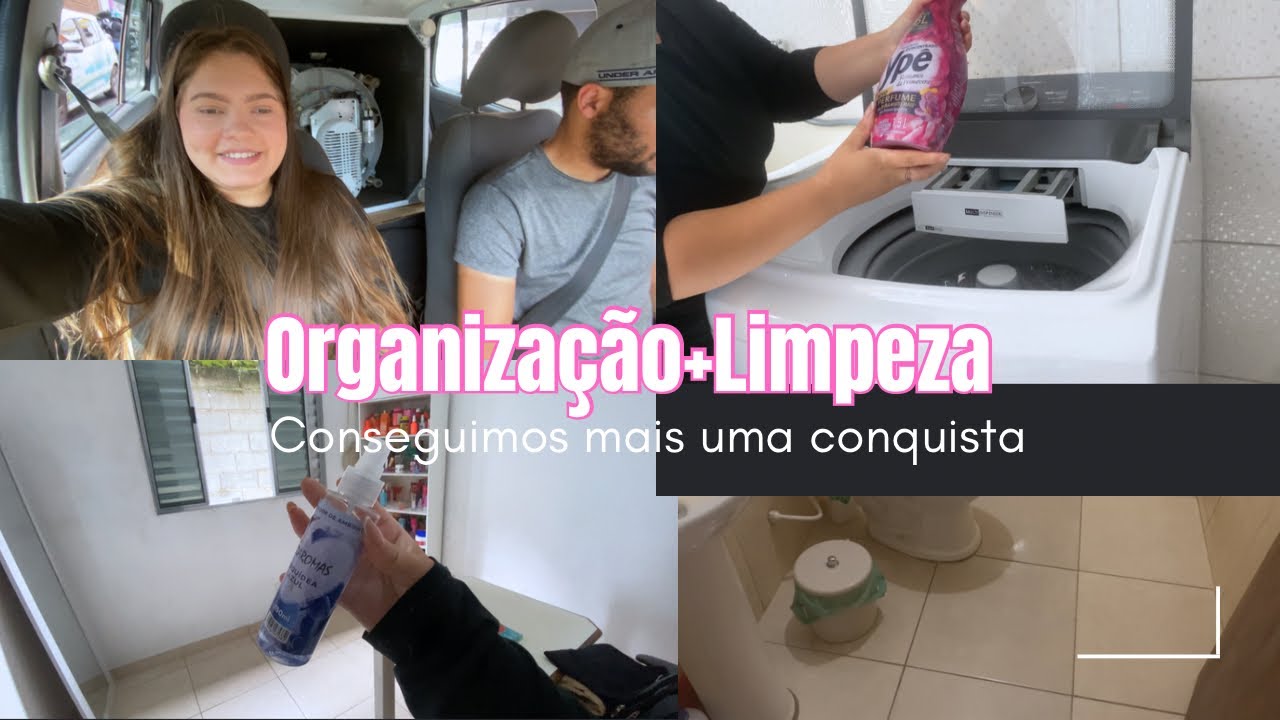 LIMPEZA NA CASA NOVA| DIA DE ORGANIZAÇÃO + UMA CONQUISTA PARA A CASA😍#faxina #donadecasa #casanova 