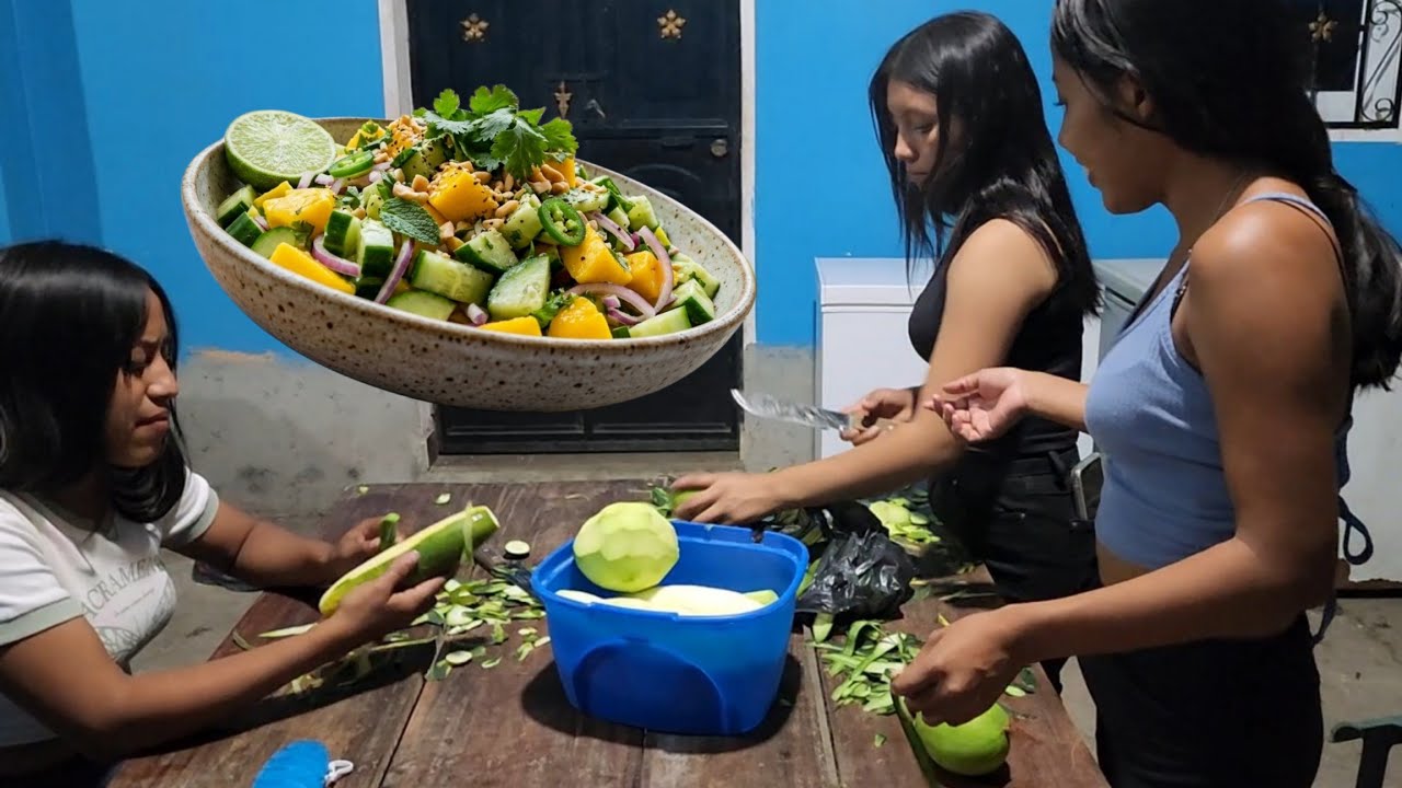 Las Chicas Hicieron Una Deliciosa Ensalada De Pepinos Con Mango🤤 Llegará Otro Ex Integrante😱