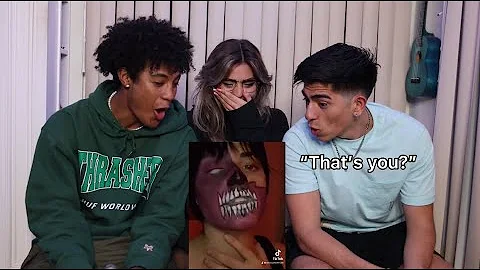 REACTING TO MY CRINGE TIKTOKS | SKYYJADE & AVI AKBAR