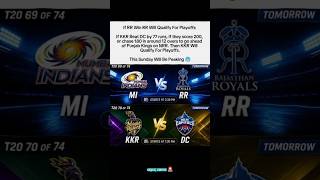 😱🥶💀if RR win will qualify for playoffs😱 #ipl2026 #cricket #playoffrace #rr