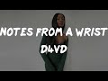 d4vd - Notes From A Wrist (Lyrics)