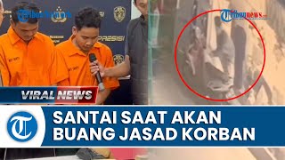 Rekaman CCTV Aksi Pelaku saat Buang Jasad Bos Warung Madura, Santai Padahal Banyak Orang Lalu Lalang