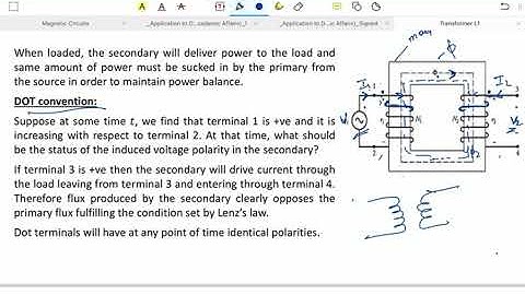 EO101: Lecture 13-Transformers (part 2)-  Dot convention 1