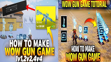 How to Make Gun Game in WOW Map | Wow Gun Game Tutorial | Wow Gun Game Kese Banaye | PUBGM | #pubgm