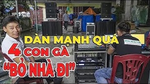 Dàn sự kiện loa Array cực KHỦNG về Hải Phòng, test đánh RUNG MÁI NHÀ