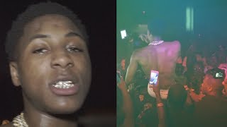 nba youngboy knocks out fan at his birthday party NEVER BROKE AGAIN