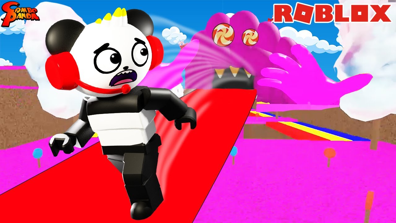 Super Boss Mode Combo Panda Let S Play Roblox Escape Candy Monster Obby Youtube - alien invasion obby roblox