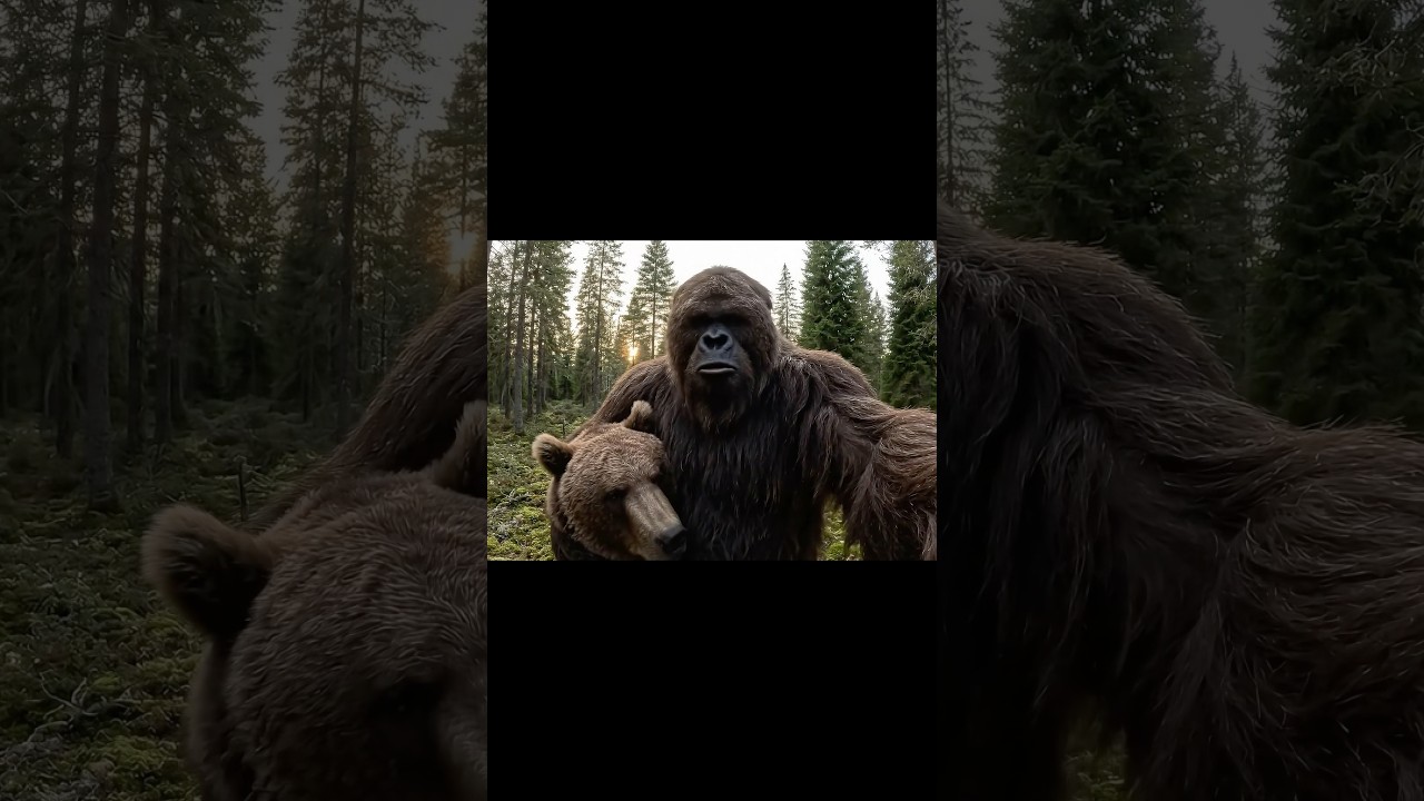 Влог снежного человека 9. Поймал мишку и нашёл кое что в лесу. #влог #снежныйчеловек #йети #бигфут