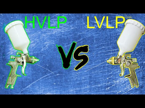 Краскопульты системы HVLP и LVLP- Сравнение и расход воздуха- а есть ли разница?