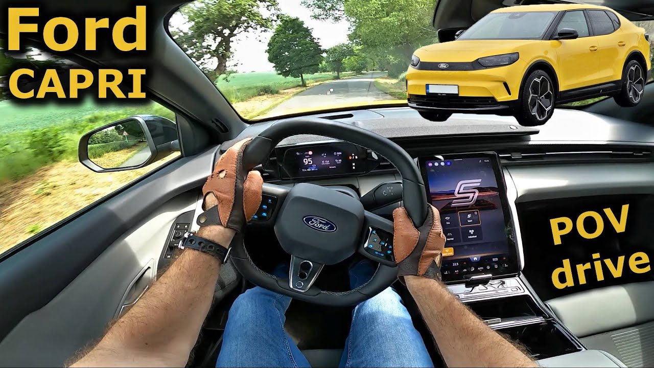 New Ford Capri EV | The Best Electric Crossover of 2025? (RWD POV Drive)
