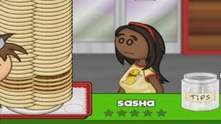 giving sasha 1006 pancakes on papa's pancakeria