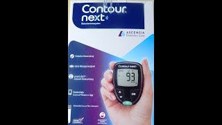 Glucose Meter Contour Next. Blutzuckermessgerät