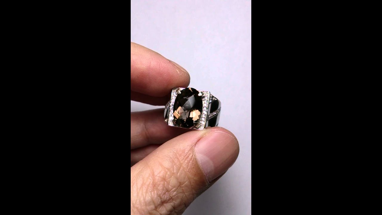 Smoky Quartz 5 00 cts ring video