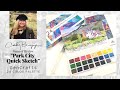 How to Paint a Watercolor Quick Sketch - Demonstration using GenCrafts 24 Color Palette