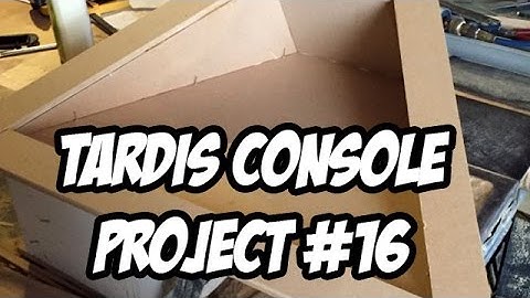 TARDIS Console Project #16 - The Bottom Drawers - Building and setting them up.