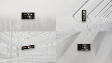 Elegant Titles | After Effects Project Files - Videohive template