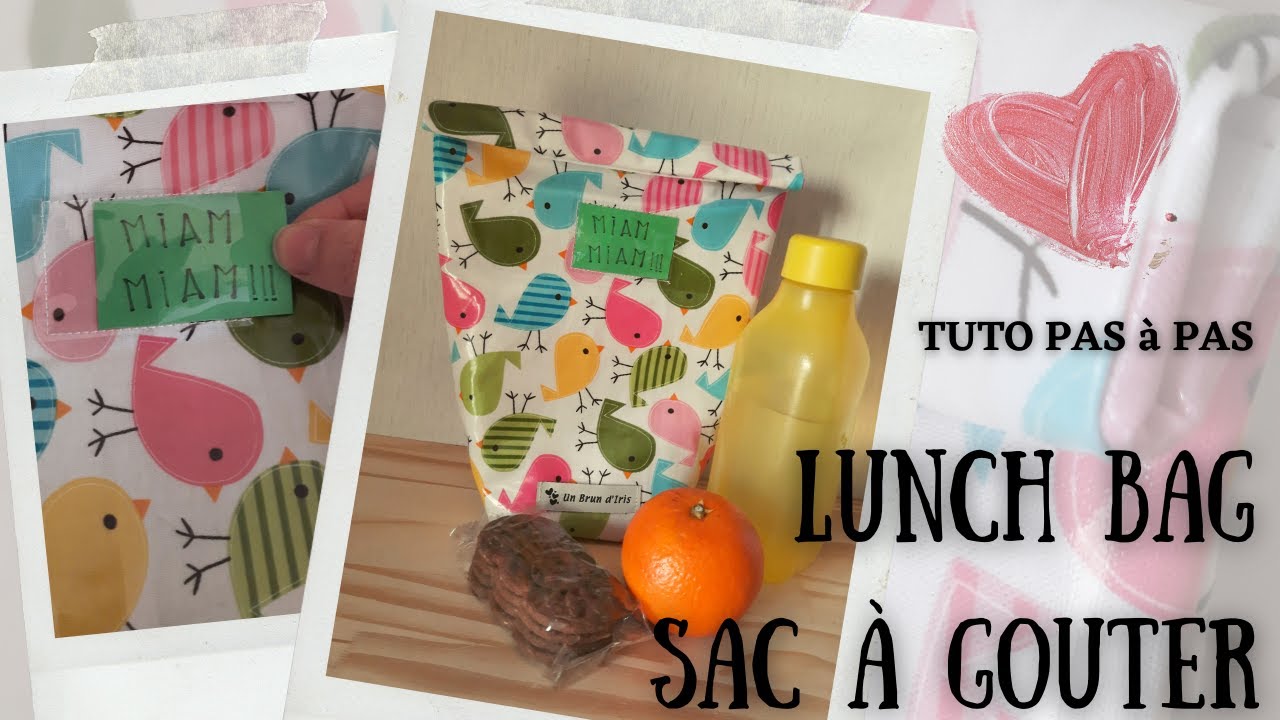 Lily la collection de tuto sac repas (thé, gouter, lunch, pique