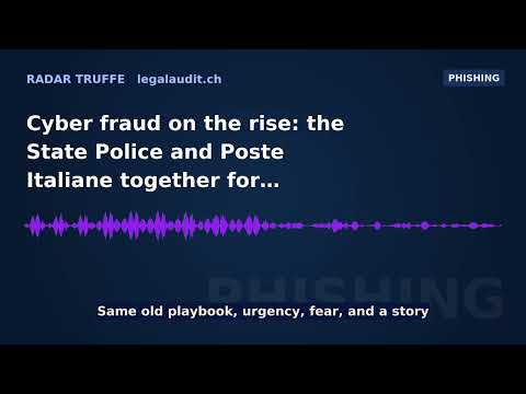 Cyber fraud on the rise: the State Police and Poste Italiane together for prevention