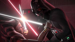 Star Wars Rebels Ahsoka vs Darth Vader