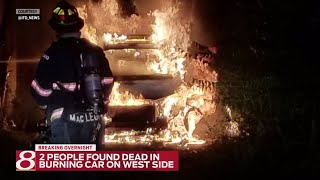 Two Found Dead In Burning Car