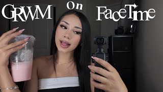 GRWM like we’re on FaceTime ;) chitchat, beauty tips, answering your questions!!