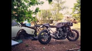 Café Racer Honda Seven Ffty 1992-2013 Ruleshakercolor Side