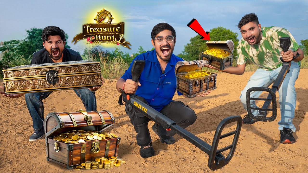 Treasure Hunt Challenge in 5 Places🔥| सच में ख़ज़ाना मिल गया 