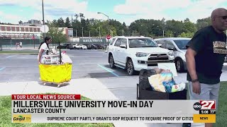 Freshmen move in at Millersville