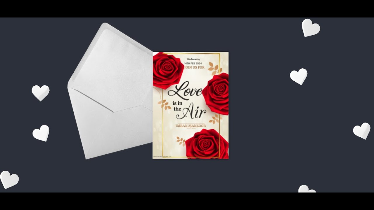 DIY Valentine's Flip Card Tutorial | HTML, JS, CSS - YouTube