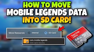 HOW TO MOVE MOBILE LEGENDS RESOURCES INTO SD CARD! Best For Phones Having Low Internal Storage! screenshot 5