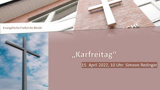 Predigt: Karfreitag" // Simeon Redinger