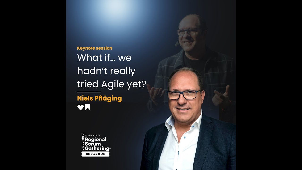 What if we hadn't really tried agile yet? – Niels Pflaeging