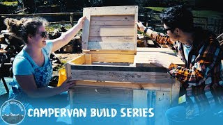 Day 34 - Building Our Kitchen Unit (Part 4) #VanLife VW T5 Camper Conversion