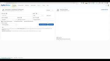 Agility Writer Bulk Writing Feature Stays On Point High Quality Output