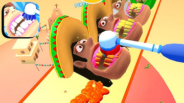 Teeth Runner - All Levels Gameplay Android,ios (Levels 5-6)