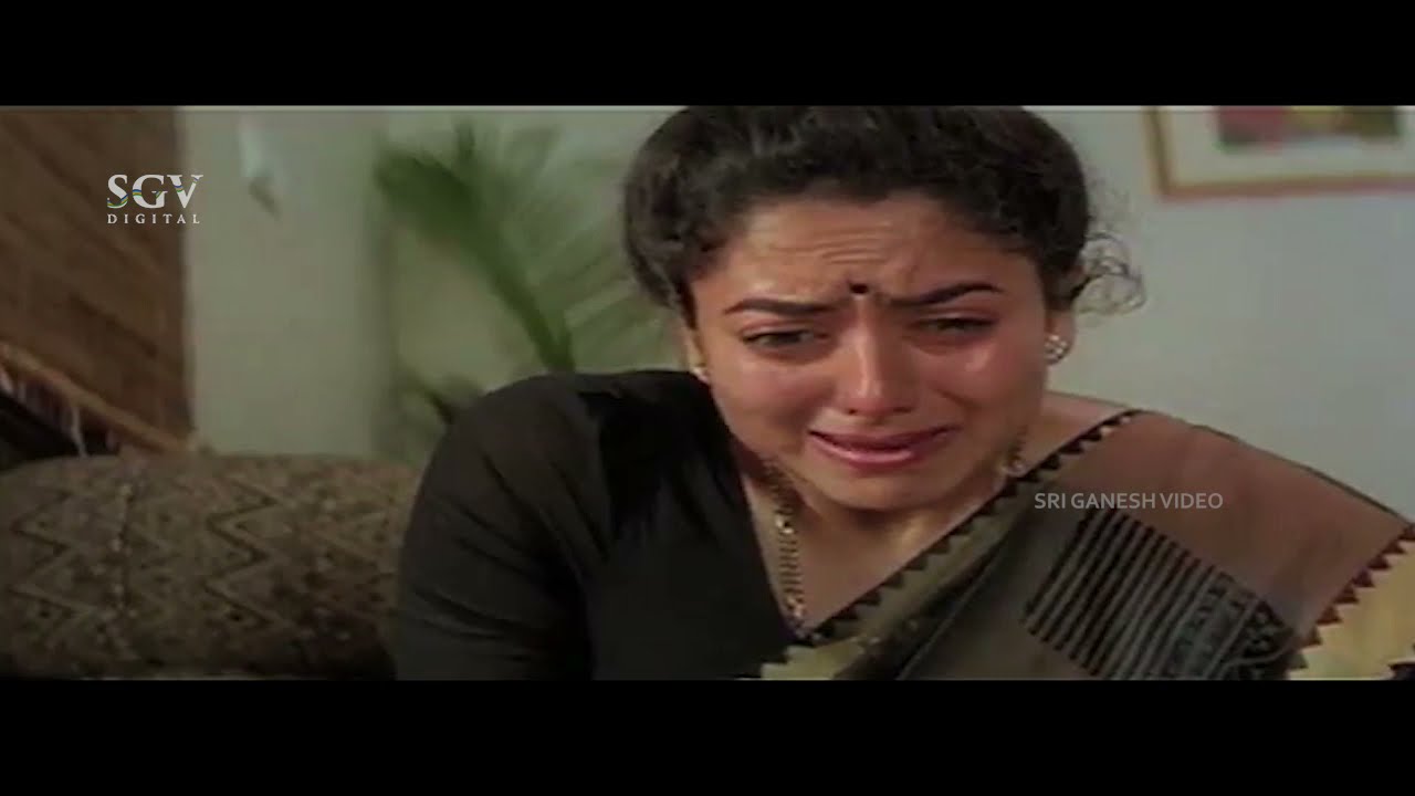 Soundarya Xnxx - Soundarya Shocked By Death News Of Her Husband Ramesh | Aryabhata Kannada  Movie Scene - YouTube