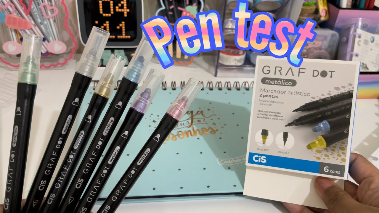 Clean Color Dot Markers Pen Review! For Hand Lettering! 