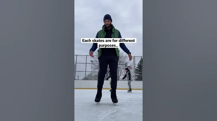 FIGURE SKATES VS HOCKEY SKATES 🥶😱 #iceskating #tips #freestyle #shorts - DayDayNews